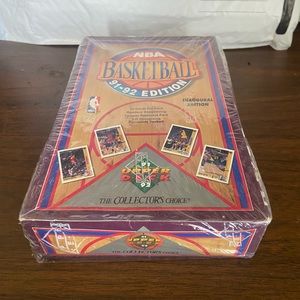 Unopened 91-92 Upper Deck Basketball Case. 36 unopened packs